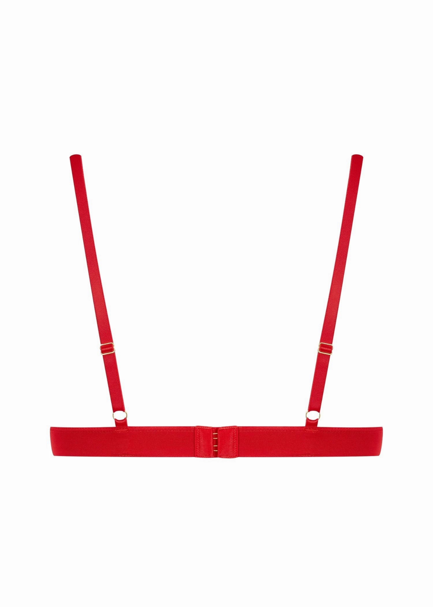 Accroche Coeur Triangle Bra (Red)