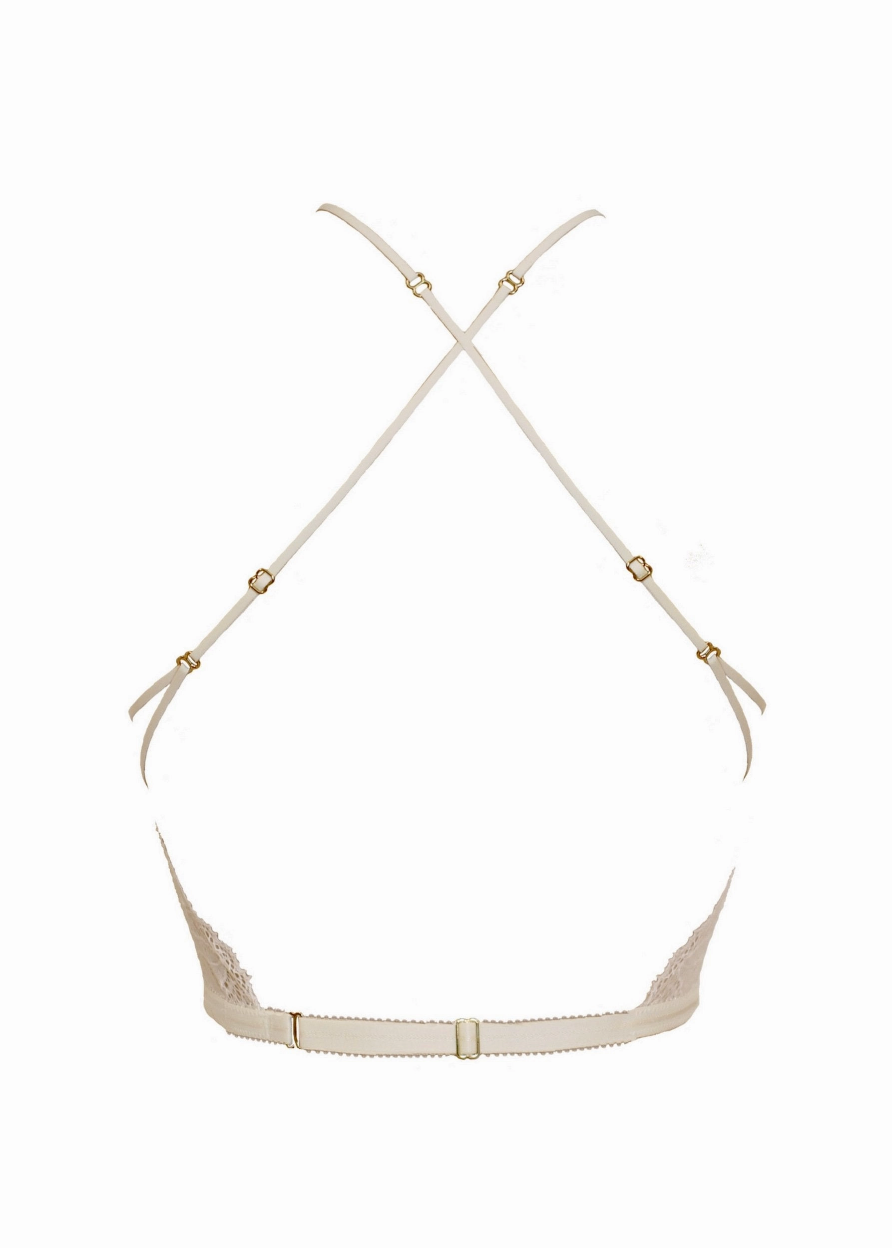 Angel or Siren (Ivory) Longline Bra