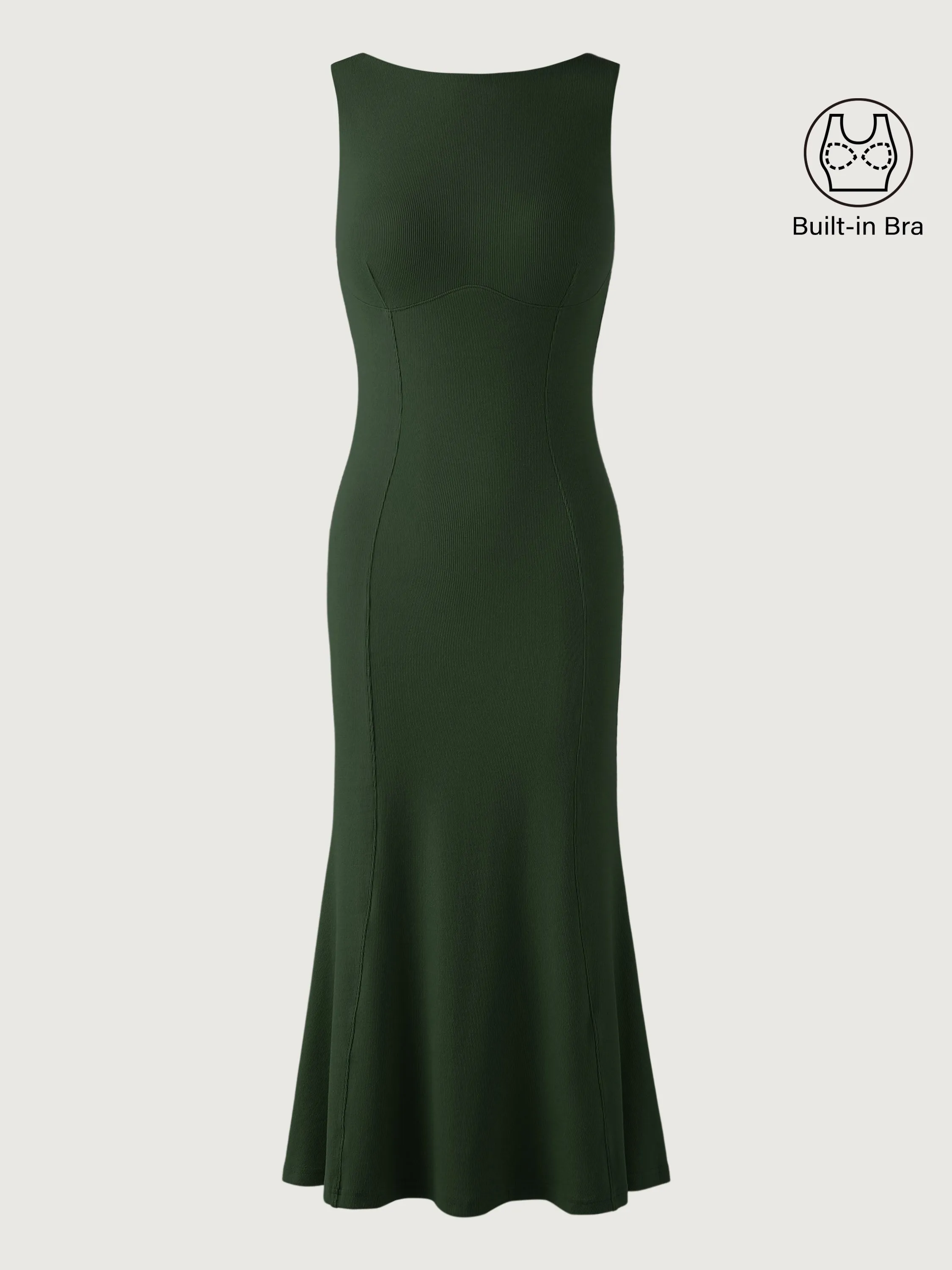 Bustier Open-Back Brami Mermaid Dress