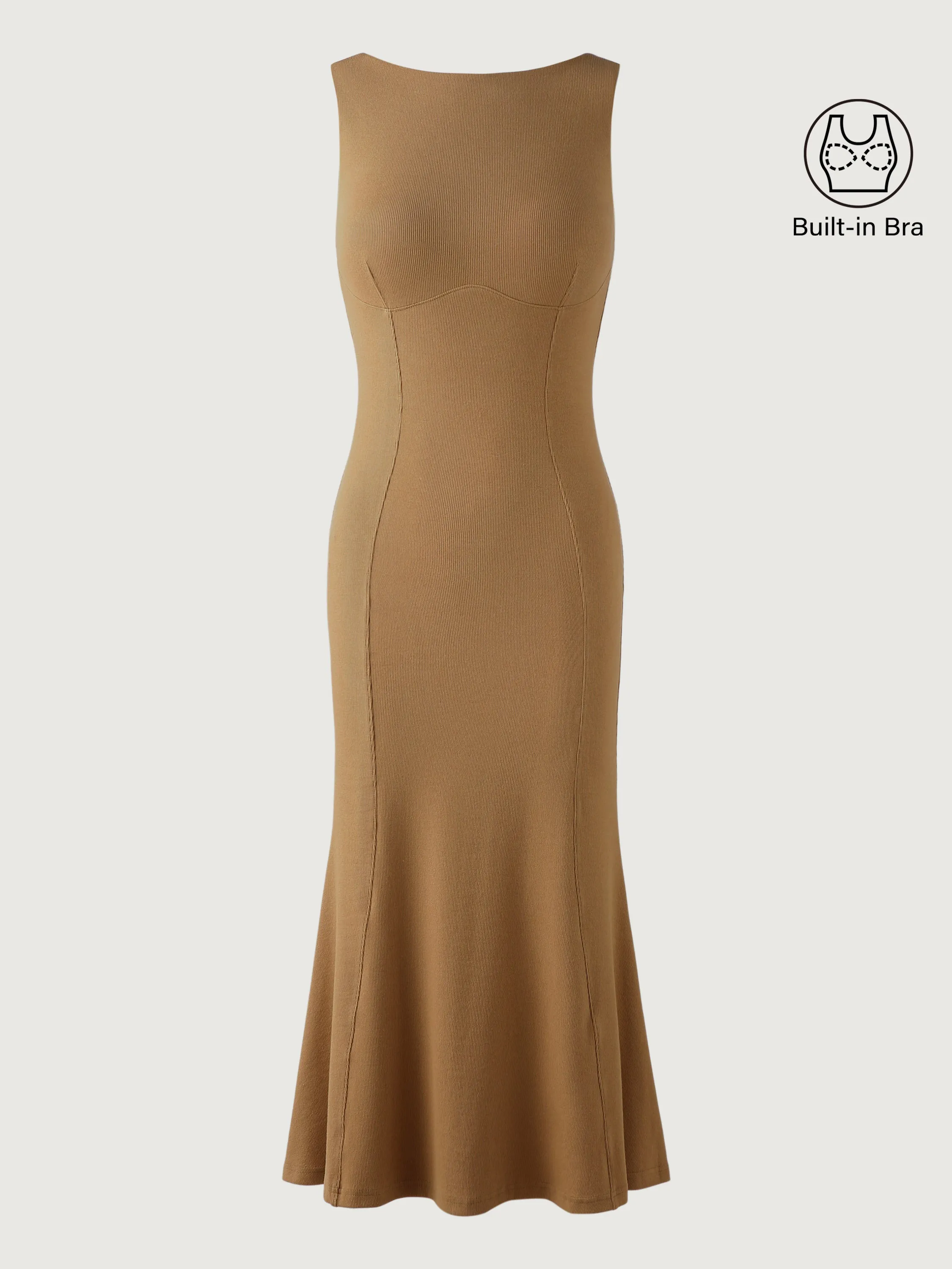 Bustier Open-Back Brami Mermaid Dress