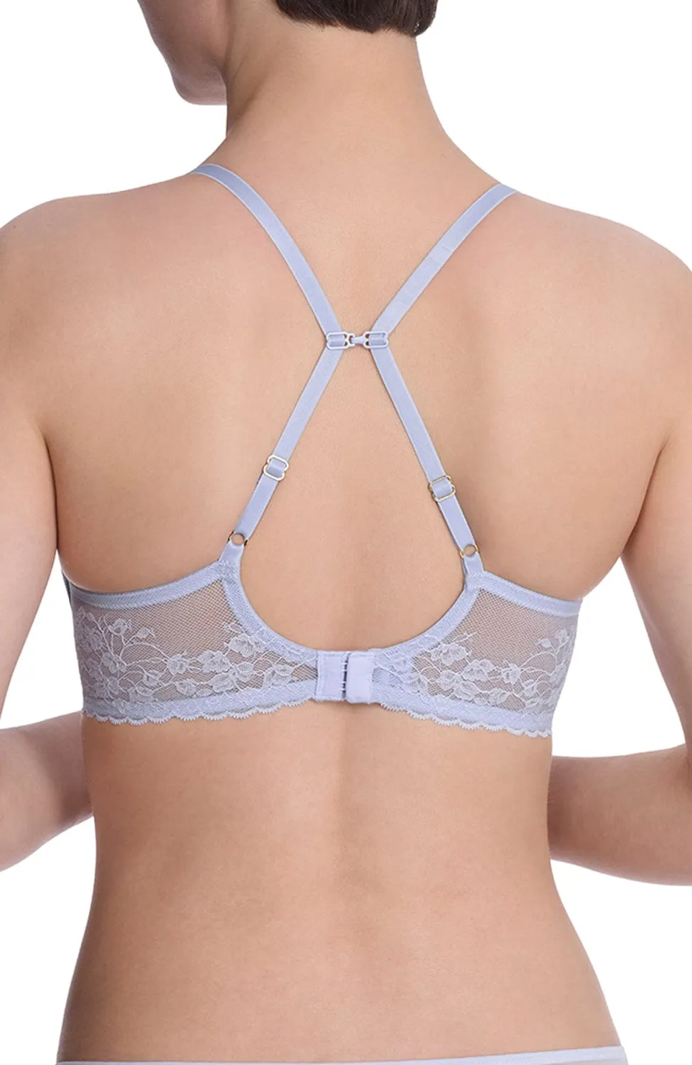 Cherry Blossom Plunge Contour Bra and Brief Set