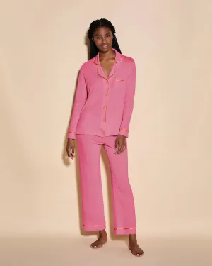 Conjunto De Pijama Con Camisa De Manga Larga Y Pantalones