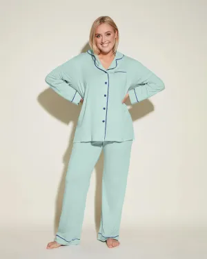 Conjunto De Pijama Con Camisa De Manga Larga Y Pantalones
