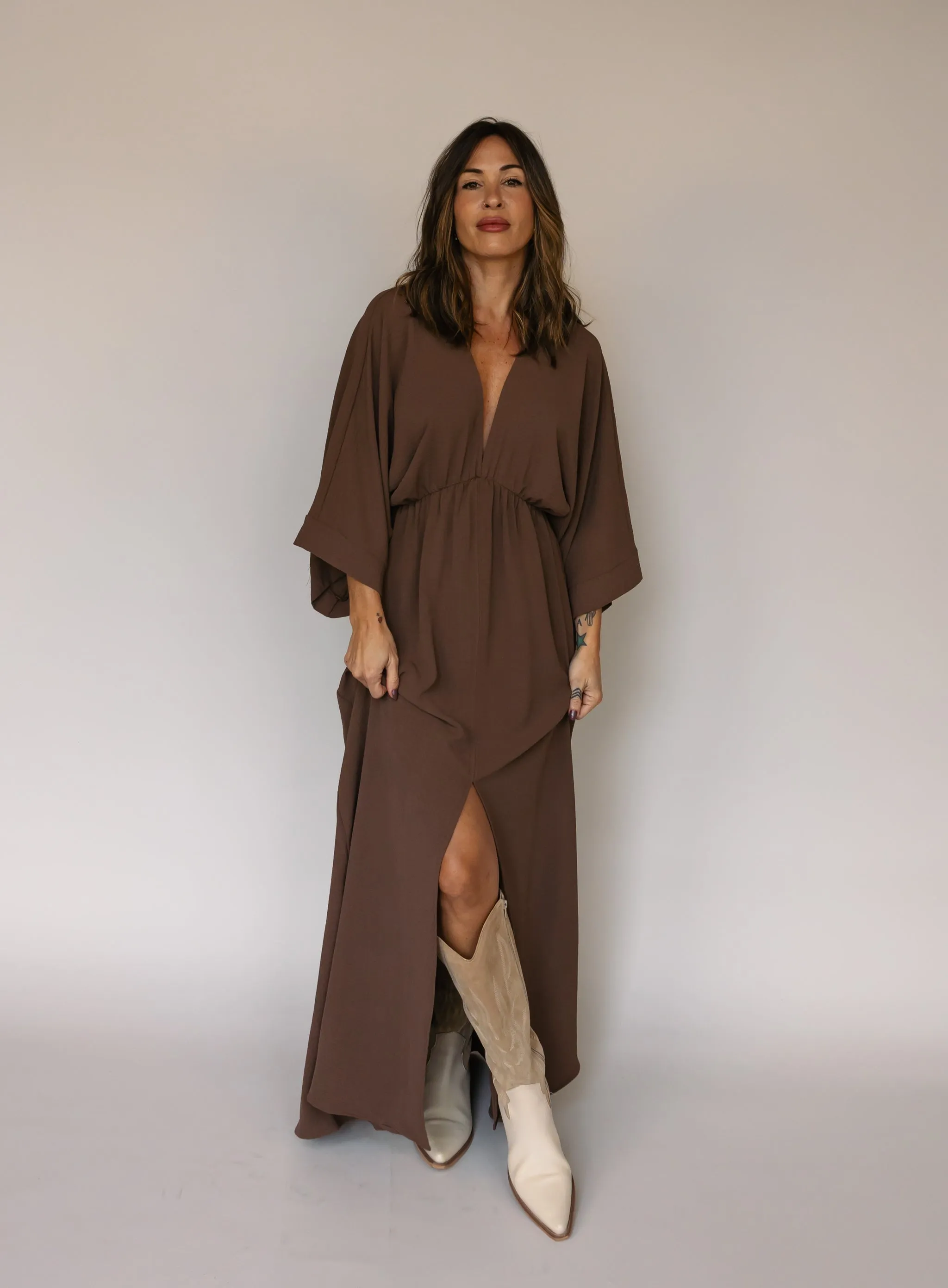 Cruz Kimono Maxi Dress - Final Sale