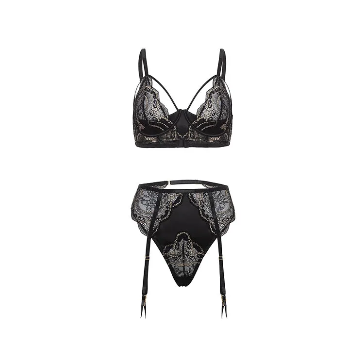 Dakota Bra & Garter Panty Set