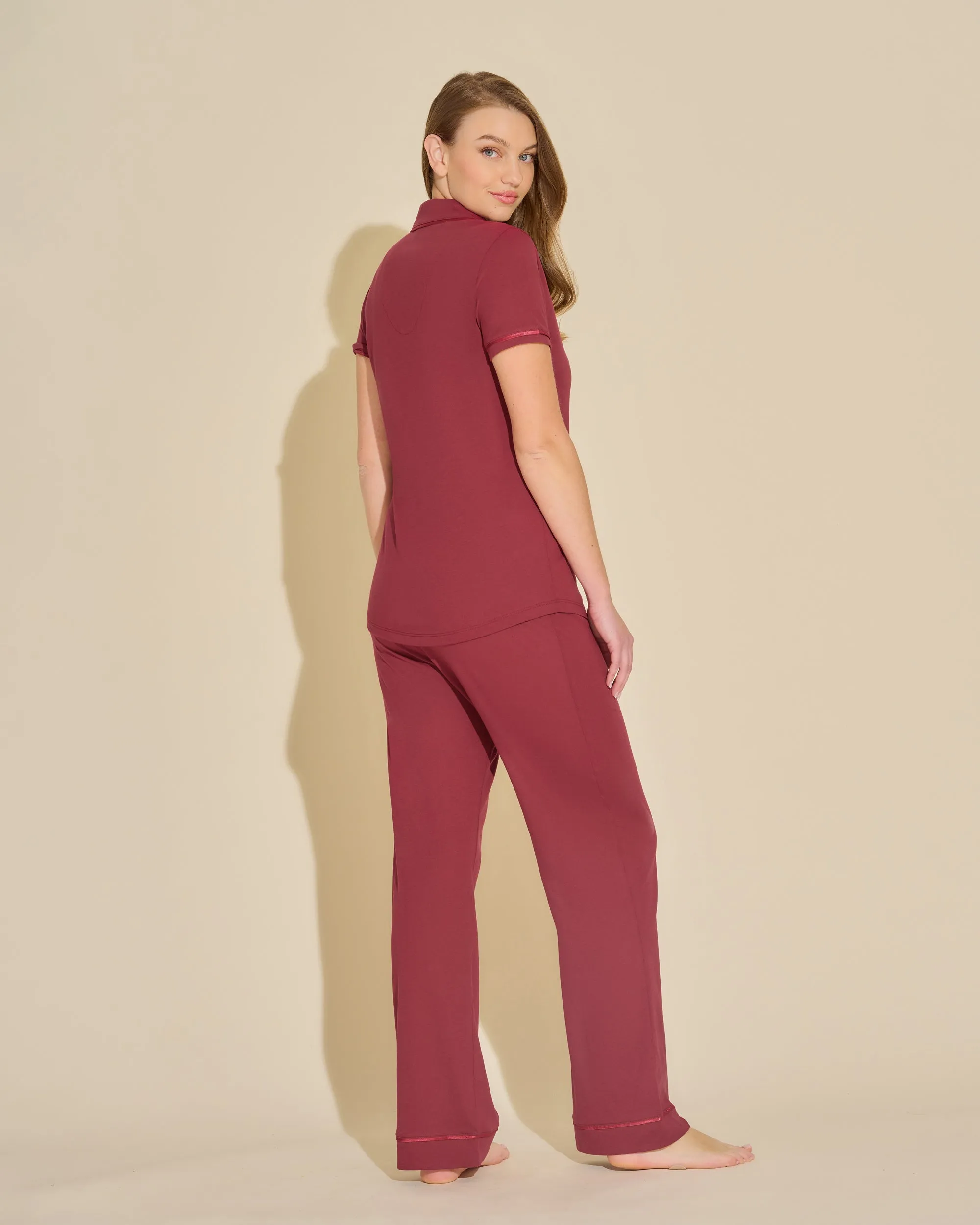 Ensemble Pyjama Haut  À Manches Courtes Et Pantalon