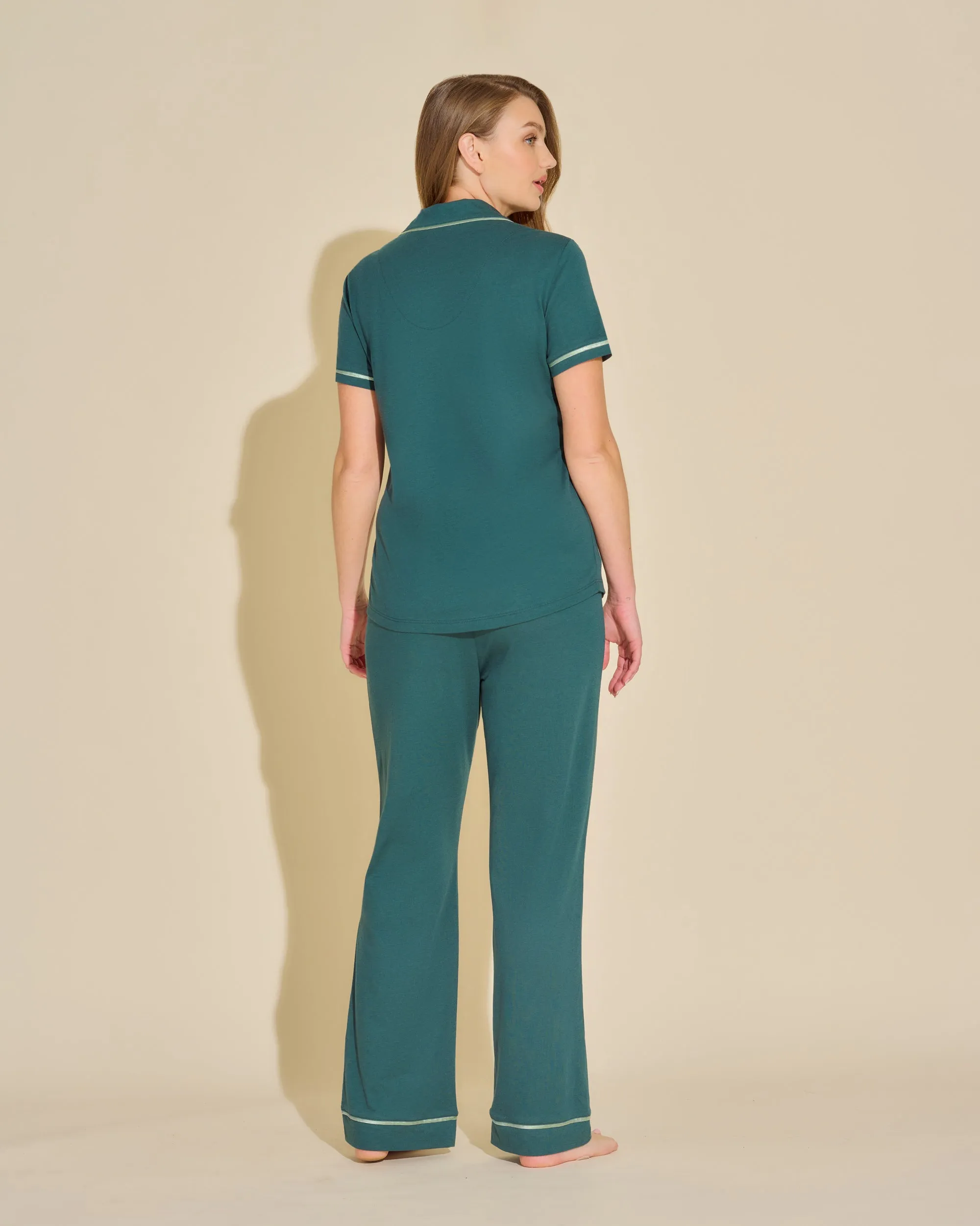 Ensemble Pyjama Haut  À Manches Courtes Et Pantalon