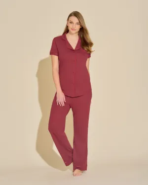 Ensemble Pyjama Haut  À Manches Courtes Et Pantalon