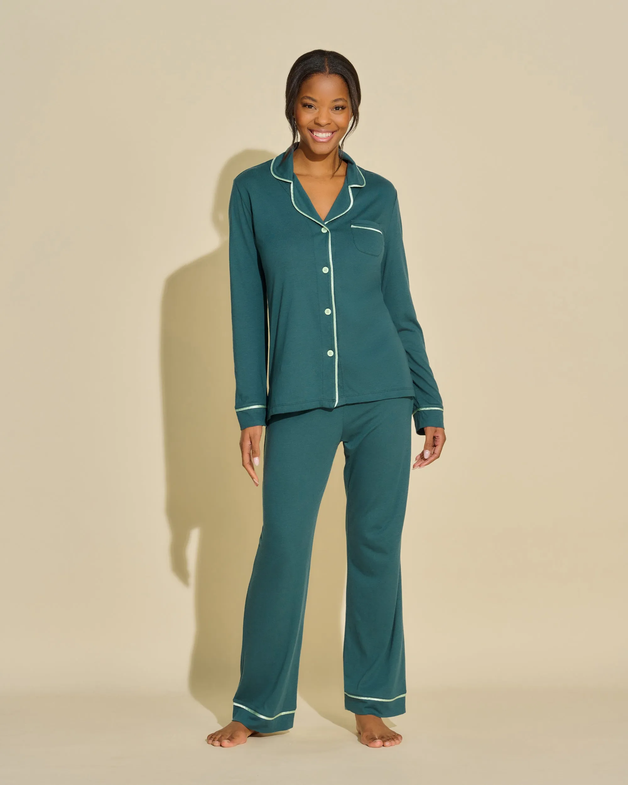 Ensemble Pyjama Haut À Manches Longues Et Pantalon