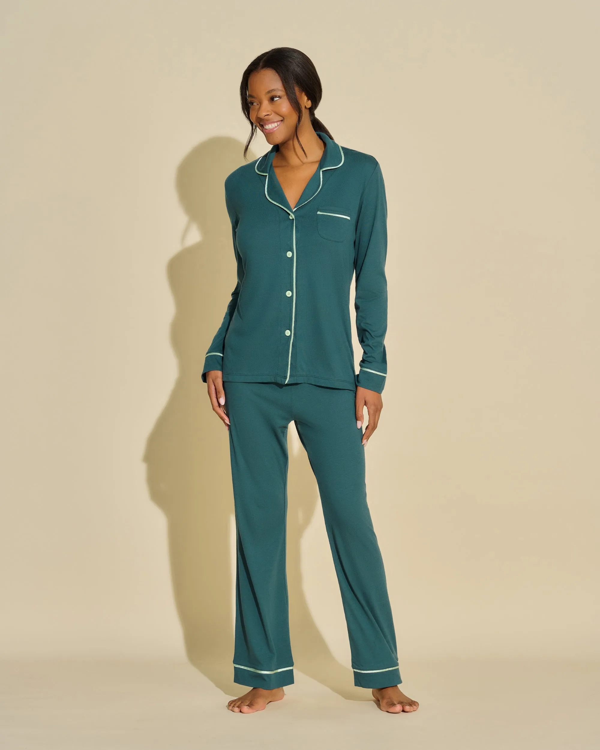 Ensemble Pyjama Haut À Manches Longues Et Pantalon