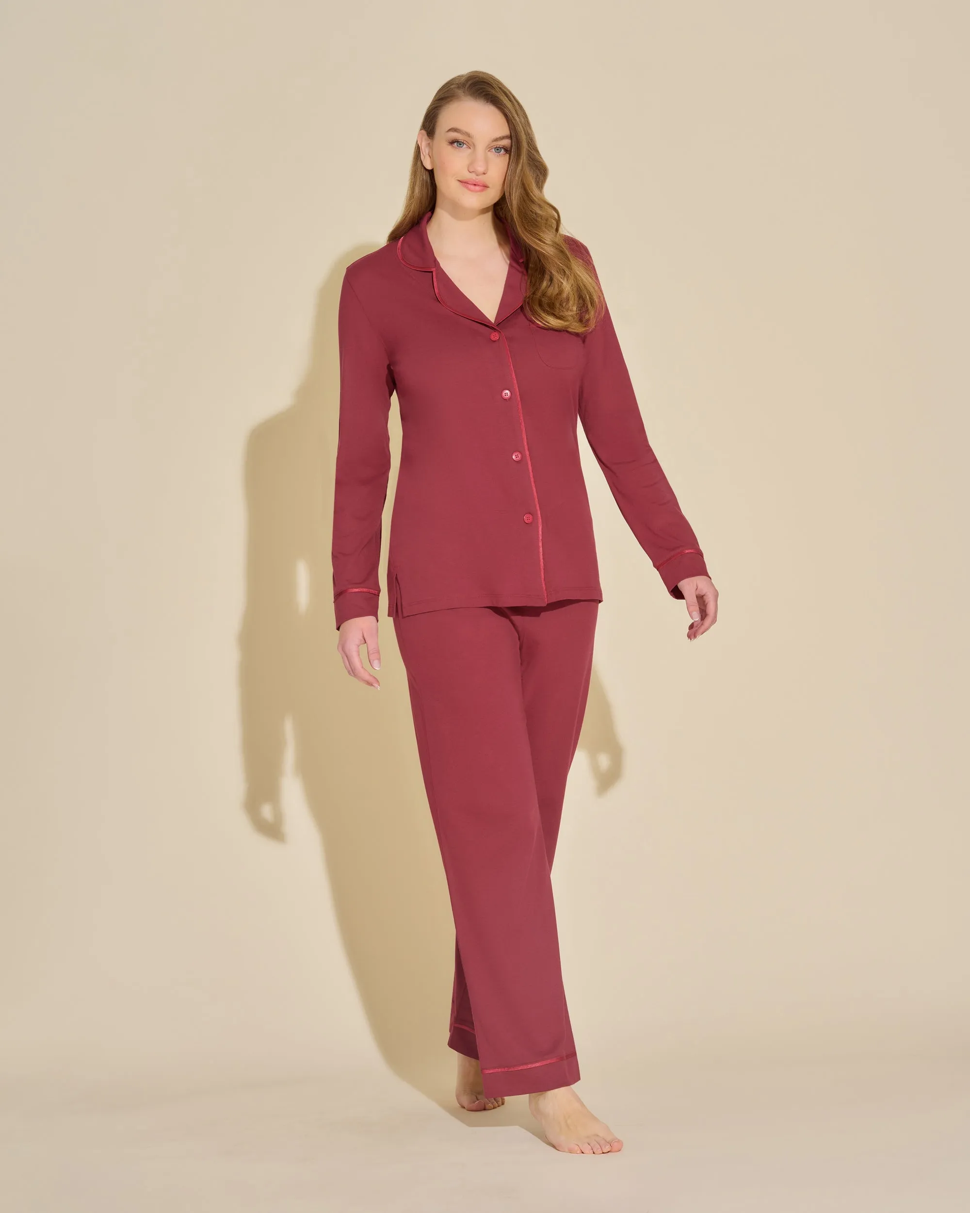 Ensemble Pyjama Haut À Manches Longues Et Pantalon