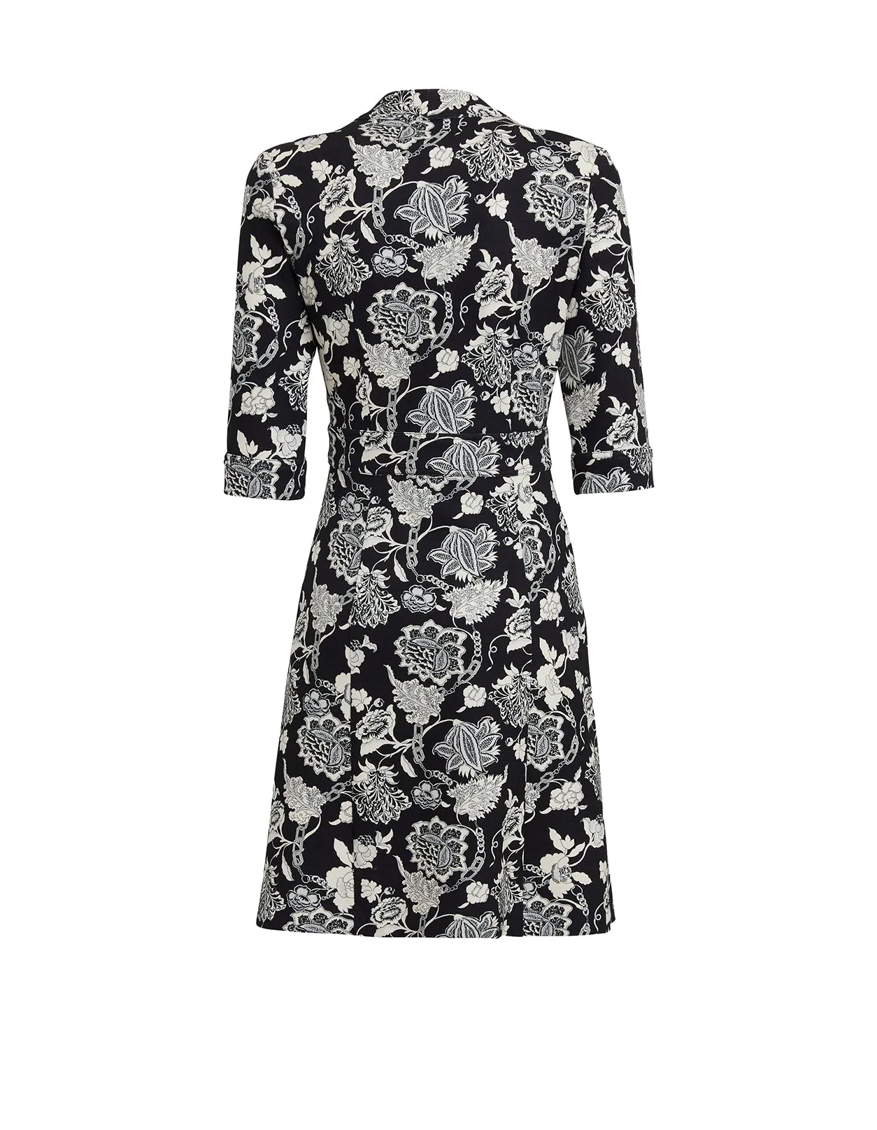 Etro Floral Print V-Neck Dress