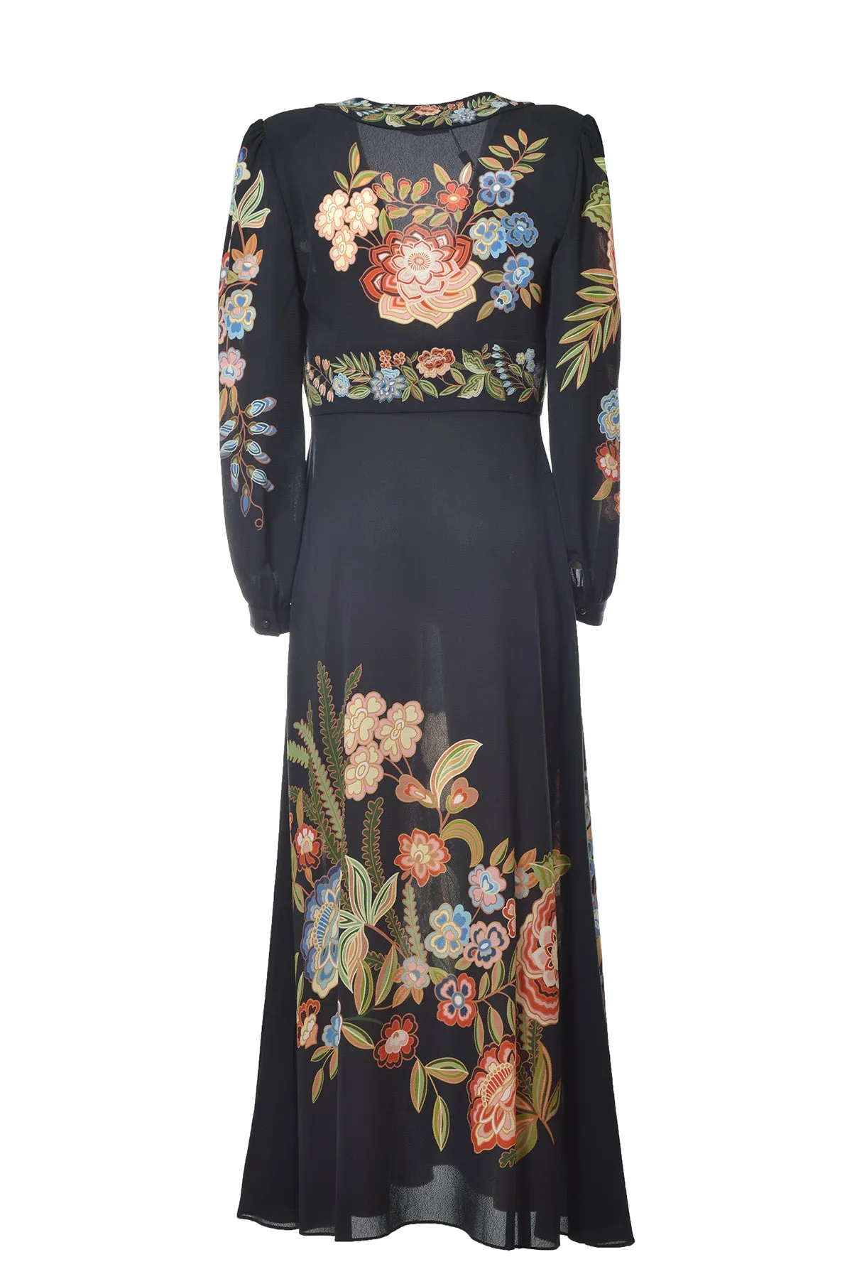 Etro Floral Printed V-Neck Dress