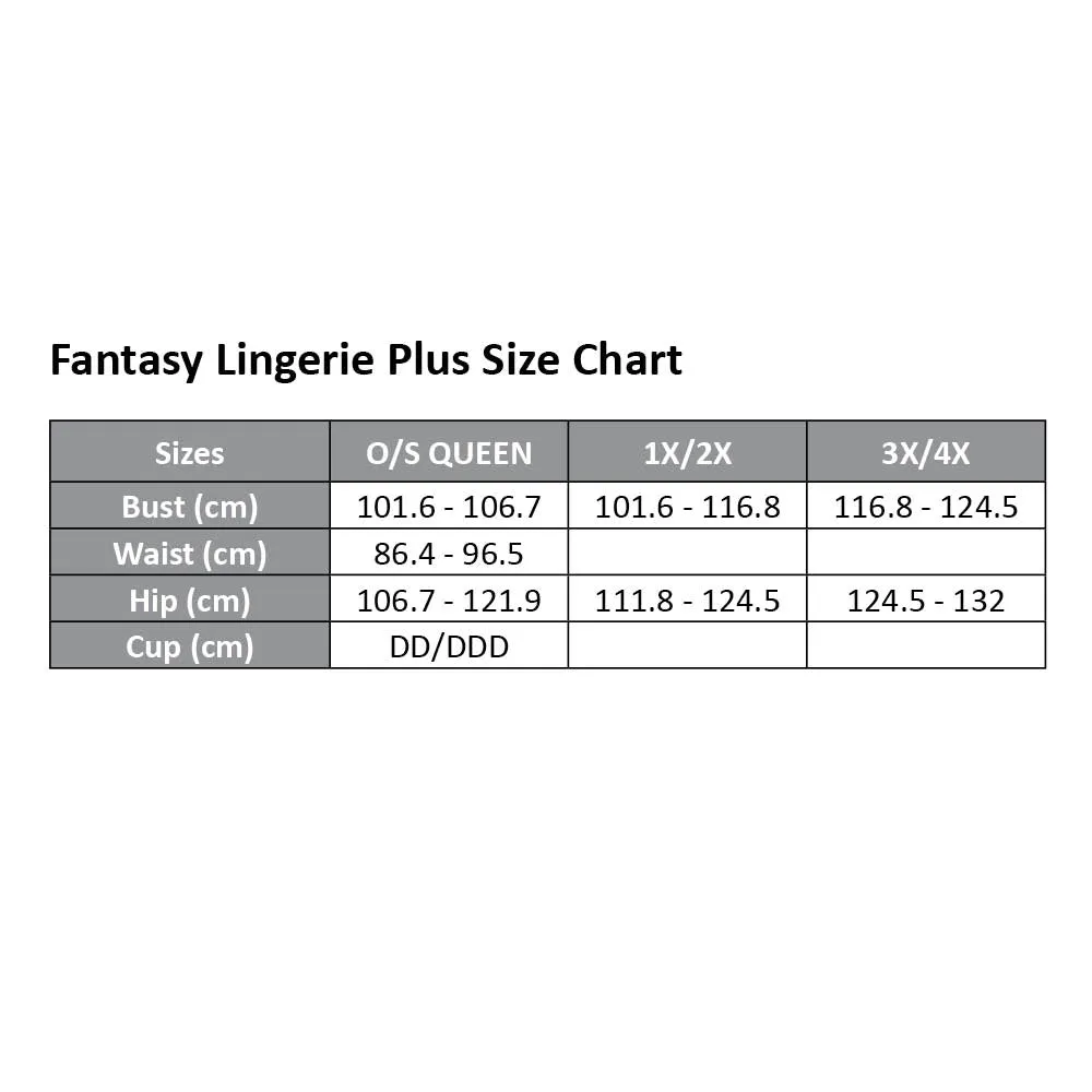 Fantasy Lingerie Play Midnight Fantasy Nurse Costume Set - Curvy