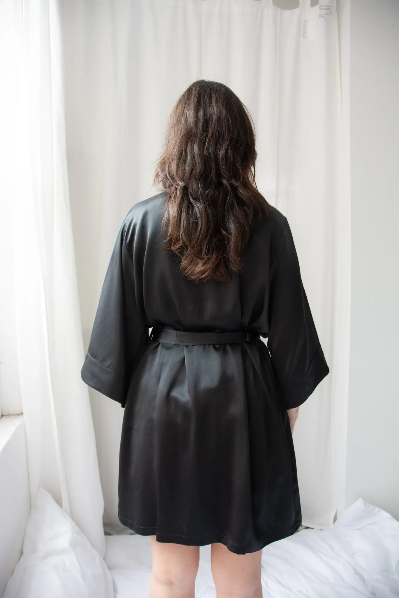 Ginia Silk Wrap Robe