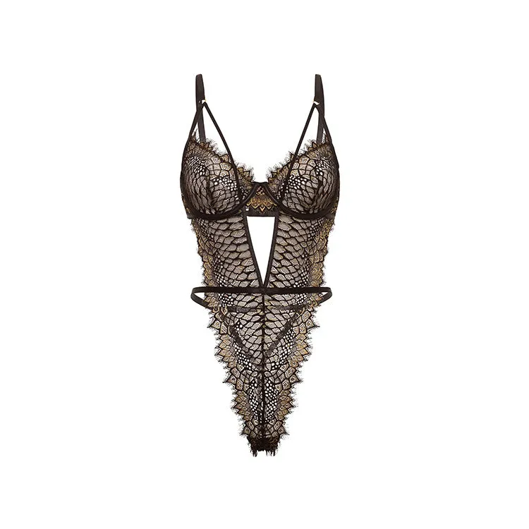Greta Snake Lace Teddy