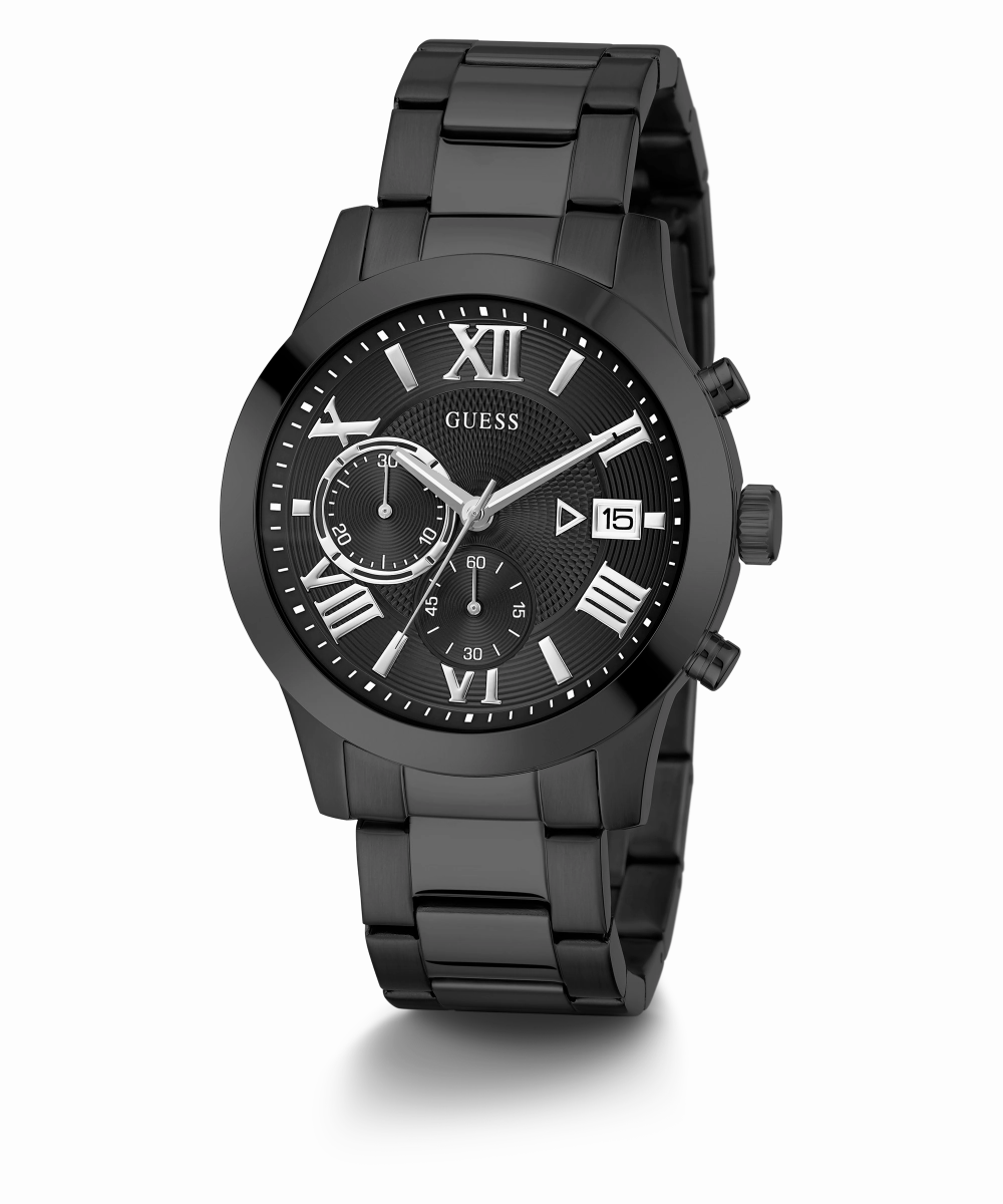 GUESS Mens Black Chronograph Watch