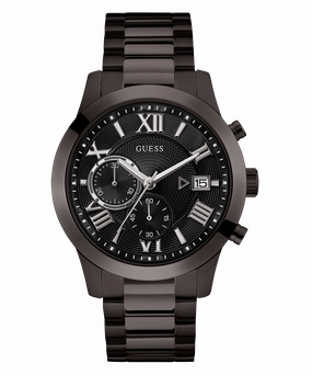 GUESS Mens Gunmetal Chronograph Watch
