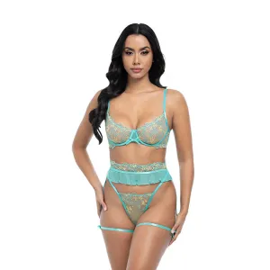 Krislyn Ruffle Lace 3pc Set