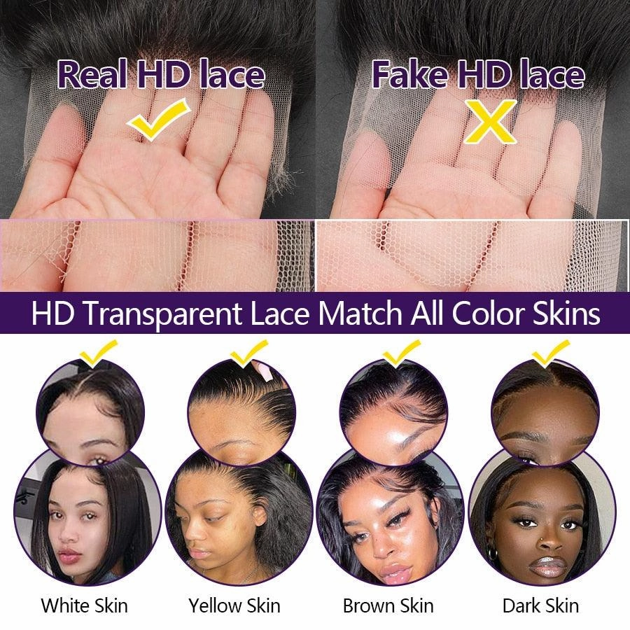 Lace Closure Only, 7x7 Skinlike Real HD Lace Closure Only, HD Lace Piece