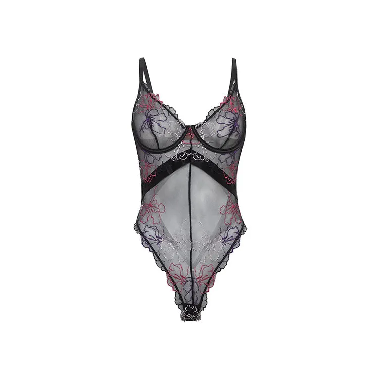 Leanna Embroidered Teddy