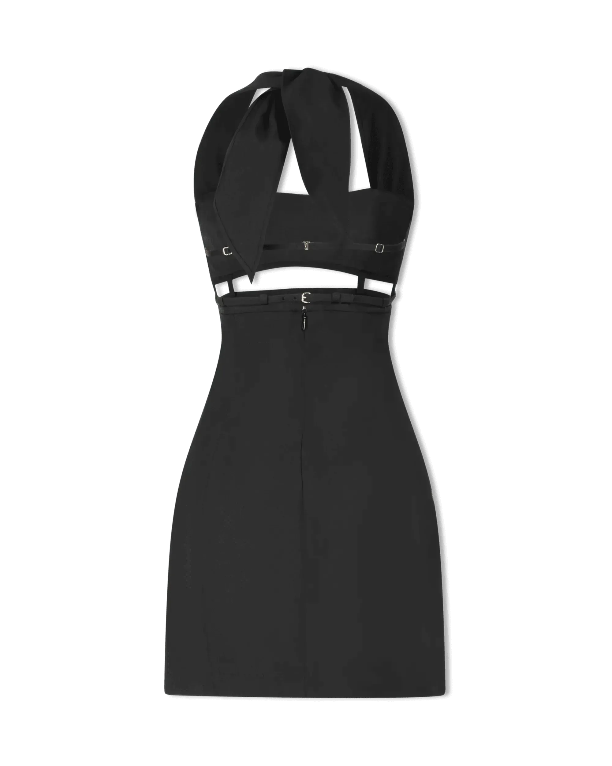 Limao Cut-Out Halter Dress