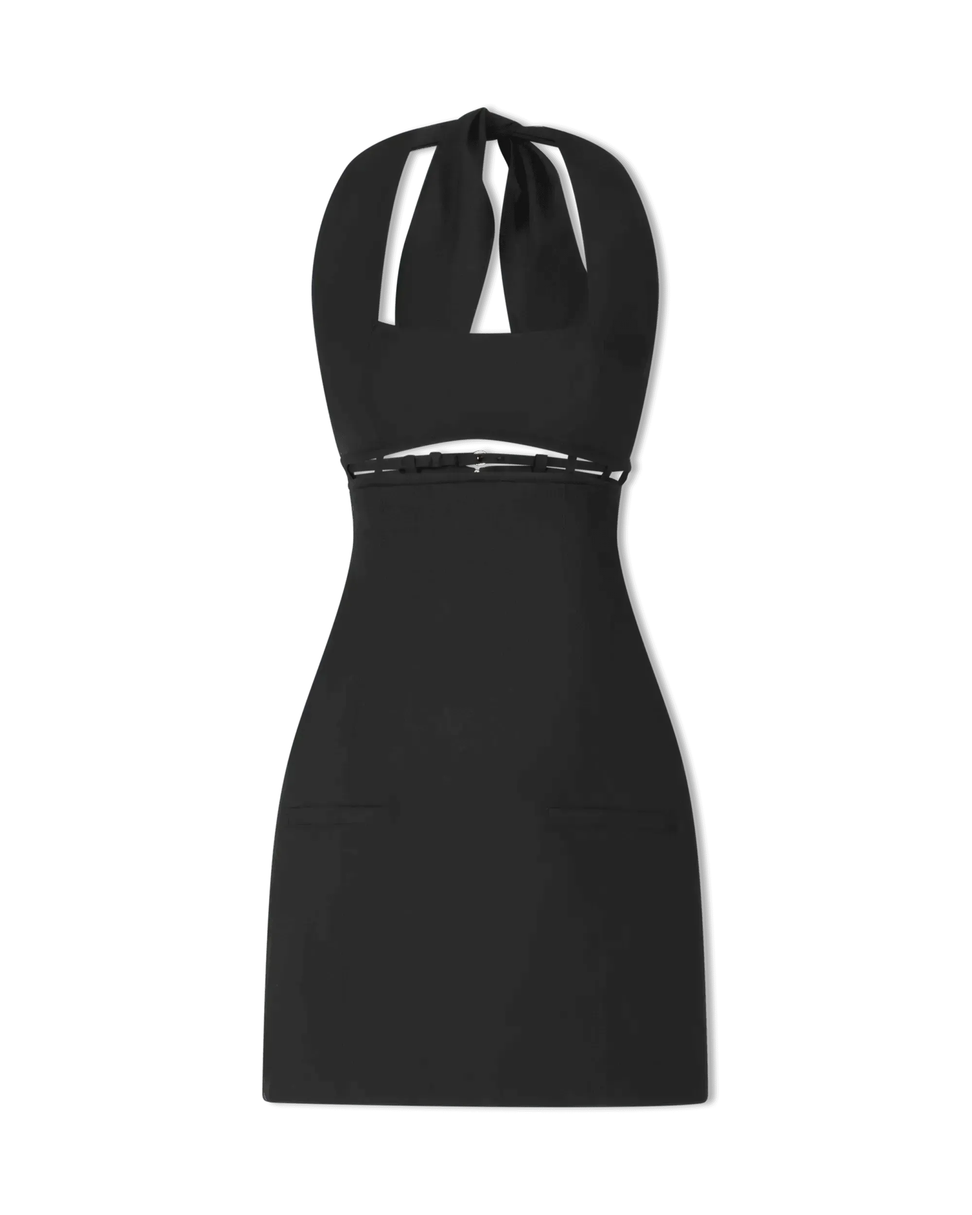 Limao Cut-Out Halter Dress