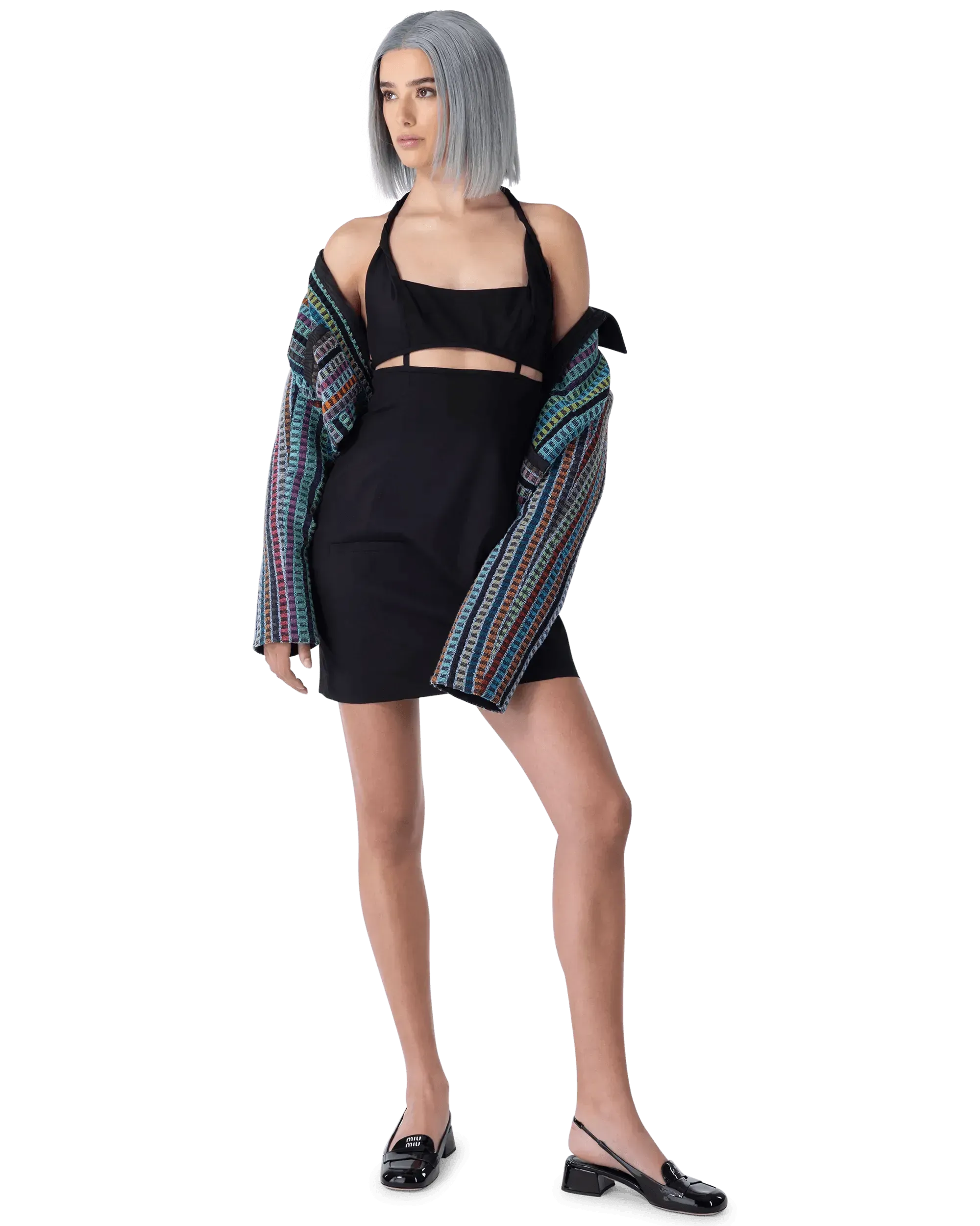 Limao Cut-Out Halter Dress