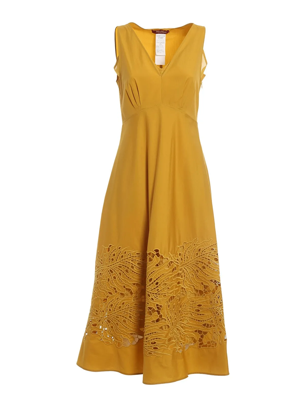 Max Mara Studio V-Neck Sleeveless Dress