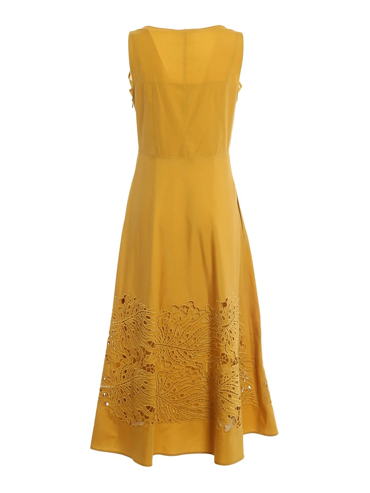 Max Mara Studio V-Neck Sleeveless Dress