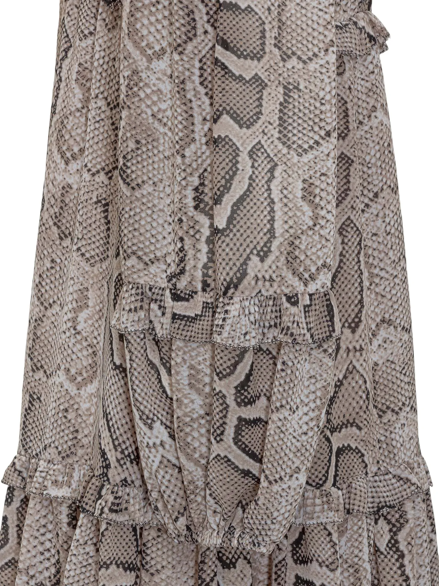 Michael Michael Kors Animal Print V-Neck Dress