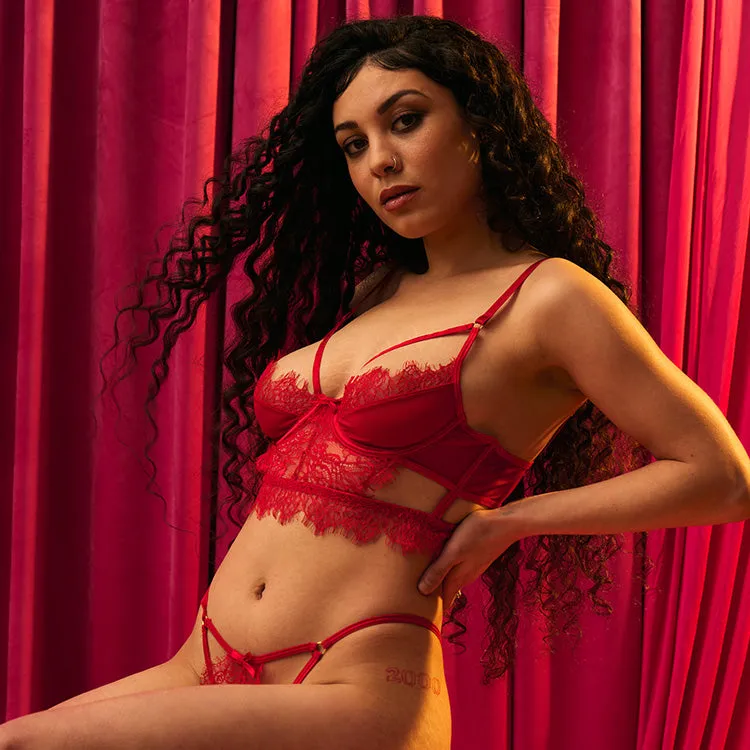 Mila Longline Bra & Panty Set