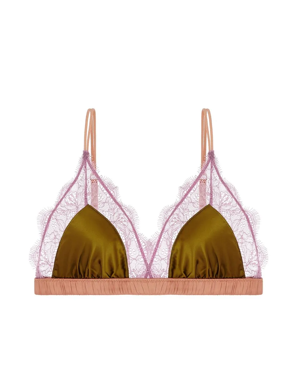 Misty Mauve Love Lace Bralette