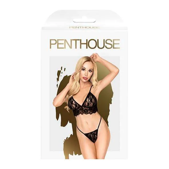 Penthouse - Double Spice Lace Triangle Lingerie Bralette Set