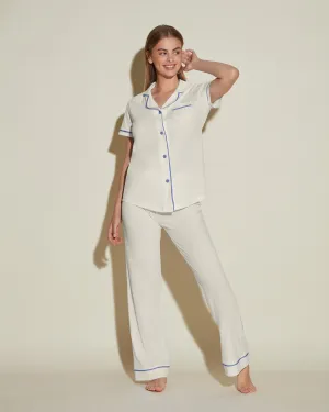 Pigiama Con Top A Maniche Corte E Pantaloni