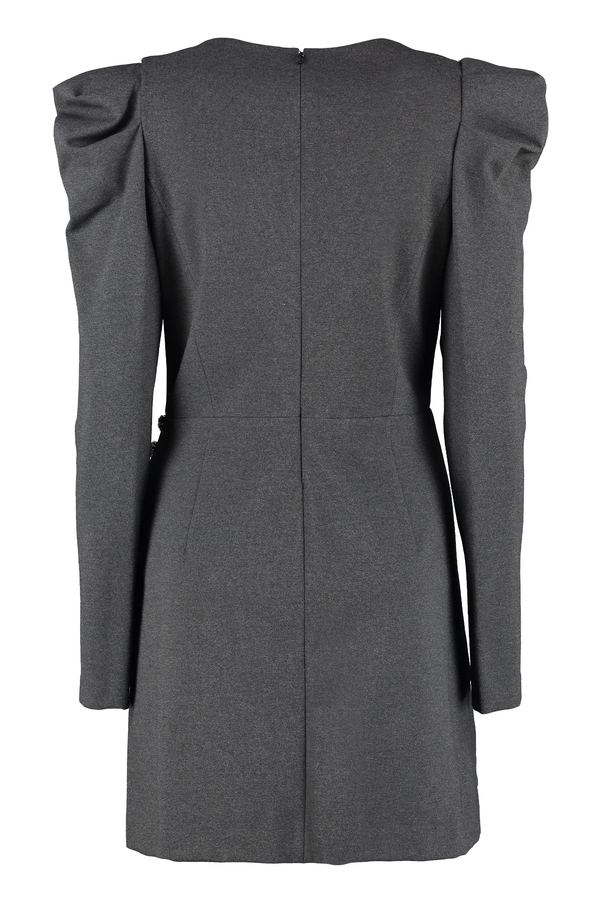 Pinko V-Neck Long Sleeved Mini Dress