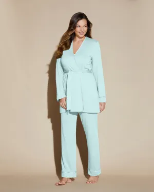 Pyjama 3 Pièces Curvy Avec Peignoir