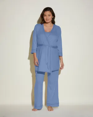 Pyjama D'Allaitement 3 Pièces Avec Peignoir