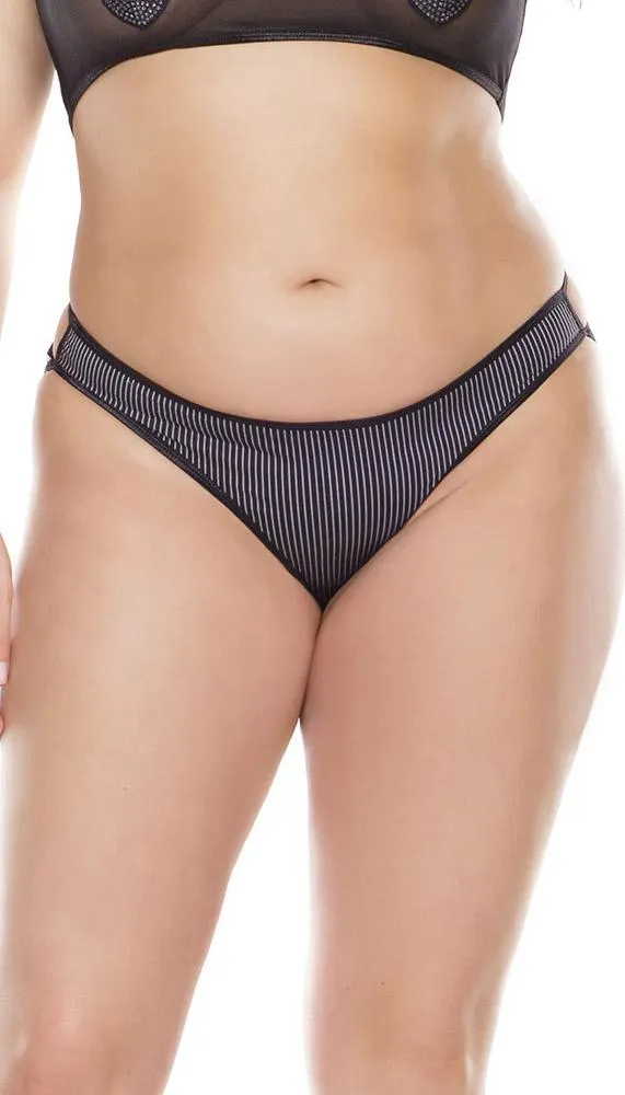 Seductive Strappy Crotchless Panty