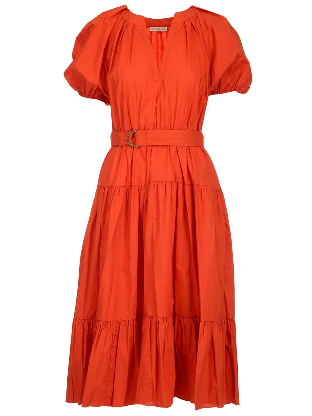 Ulla Johnson Josefina V-Neck Short Sleeved Dress