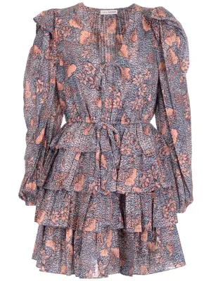 Ulla Johnson V-Neck Long Sleeved Dress