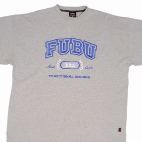 VINTAGE FUBU GRAY TEE SHIRT 2000S SIZE 2XL