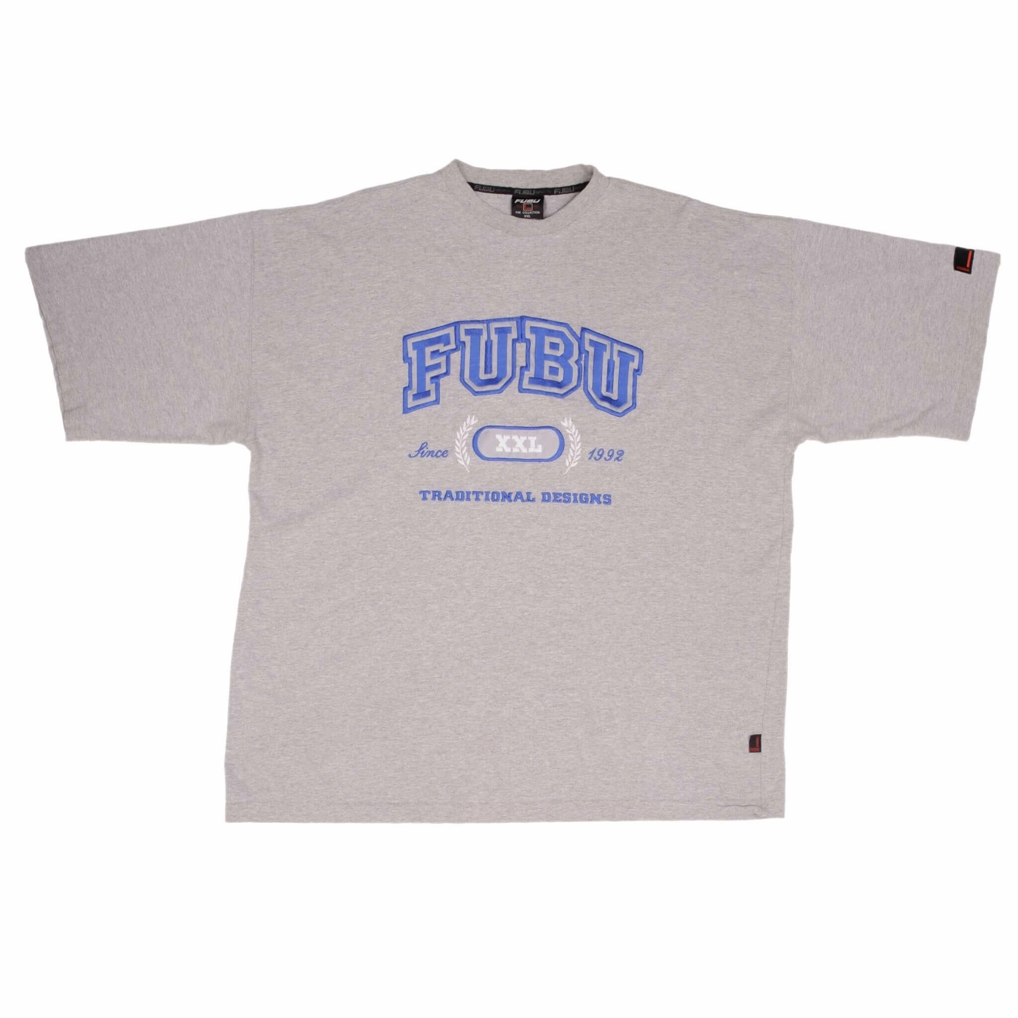 VINTAGE FUBU GRAY TEE SHIRT 2000S SIZE 2XL