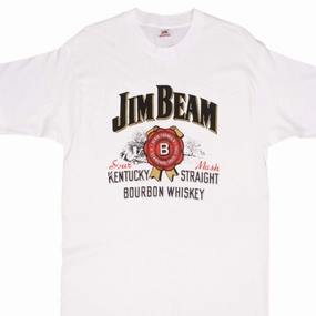 VINTAGE JIM BEAM BOURBON 1990S TEE SHIRT SIZE LARGE MADE IN USA